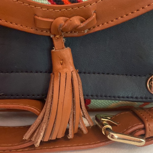 Spartina 449 | Daufuskie Island | Waving Girl | Bayley |shoulder | linen | purse - Picture 4 of 16